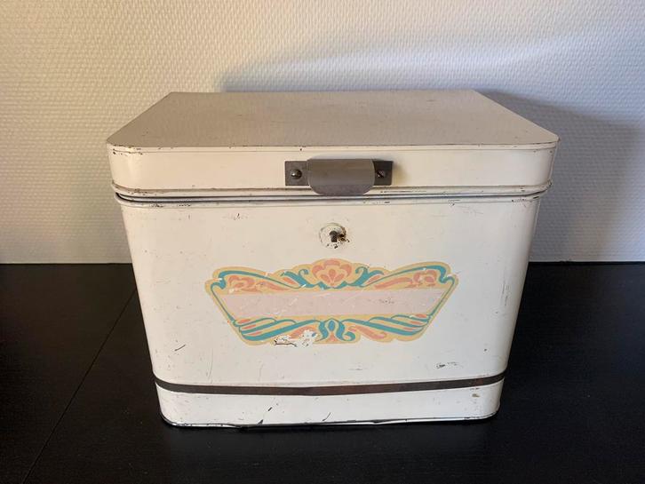 Vintage koekjes blikken doos, Antiek en Kunst, Curiosa en Brocante, Ophalen of Verzenden