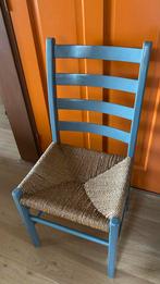 Houten stoel met rieten zitting, Huis en Inrichting, Ophalen, Gebruikt, Hout, Eén
