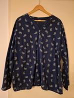 Blouse met paisley print - Maat 46/48, Kleding | Dames, Blouses en Tunieken, Blauw, Maat 46/48 (XL) of groter, Ophalen of Verzenden