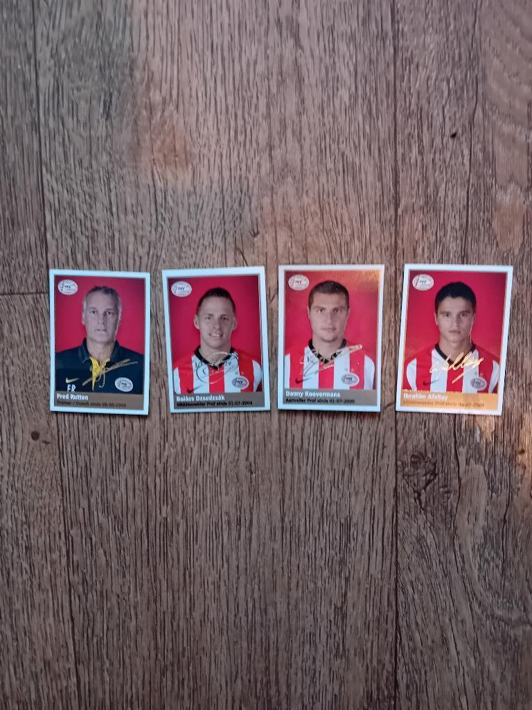 4 plaatjes PSV, Ophalen of Verzenden, Zo goed als nieuw, PSV, Poster, Plaatje of Sticker