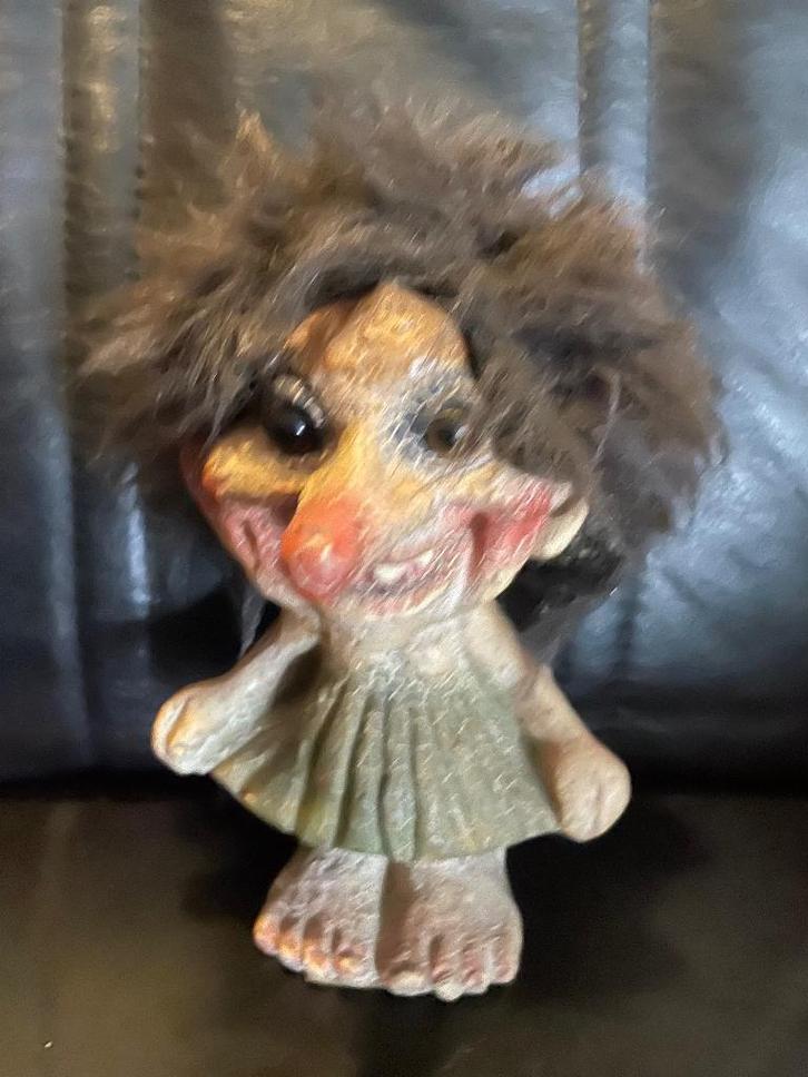 Nyform Vintage Trollen 2 stuks Jaren 60 70 nr115 & Eenoog, Verzamelen, Poppetjes en Figuurtjes, Gebruikt, Ophalen of Verzenden