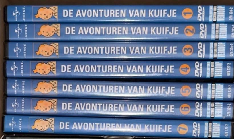 De Avonturen van Kuifje DVD Boxset - Seizoenen 1 t/m 7, Avontuur, Gebruikt, Alle leeftijden, Boxset