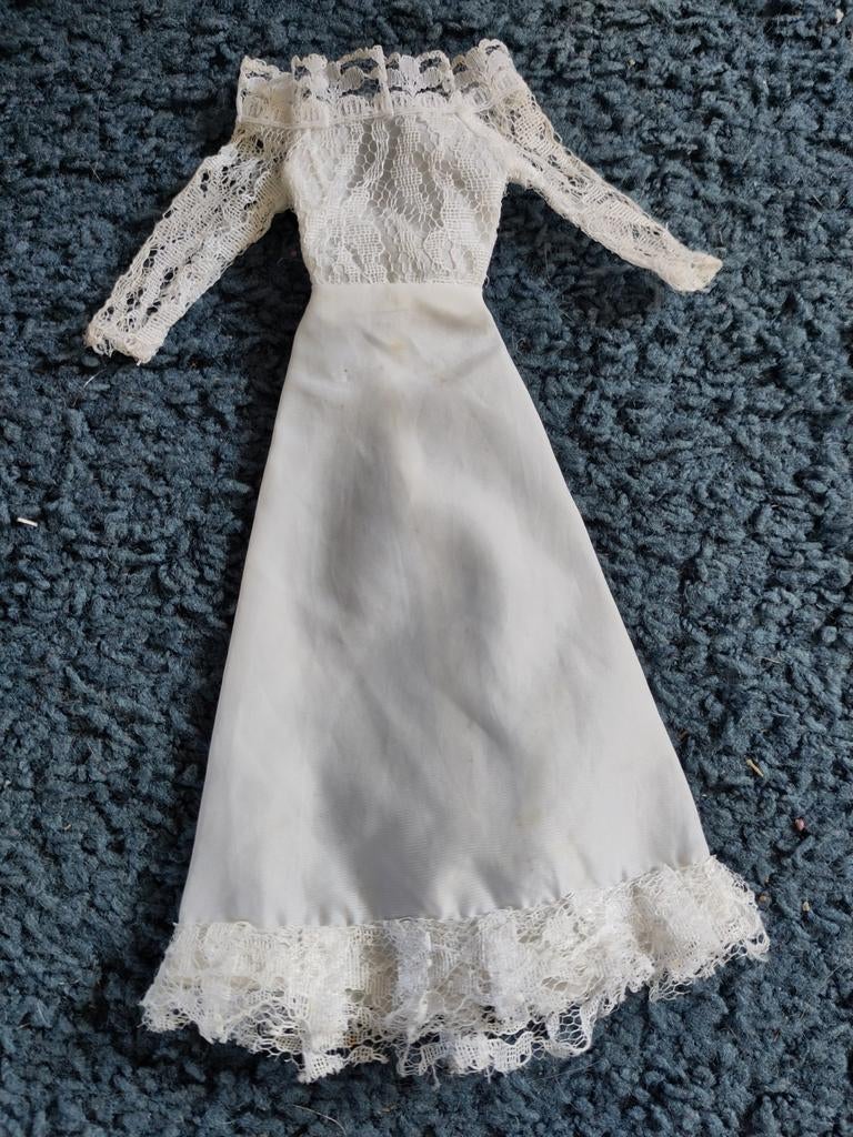 Barbie klone trouwjurk, Ophalen of Verzenden, Pop