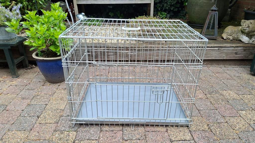 ZGAN!  hondenbench met 2 deuren, Ophalen, Zo goed als nieuw