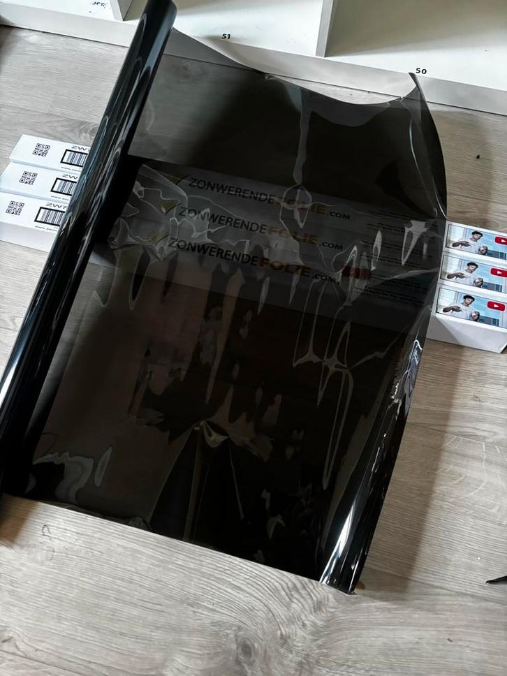 Zonwerende folie smoke - Meerdere rollen beschikbaar, Doe-het-zelf en Verbouw, Rolluiken, Nieuw, Minder dan 100 cm, Overige kleuren