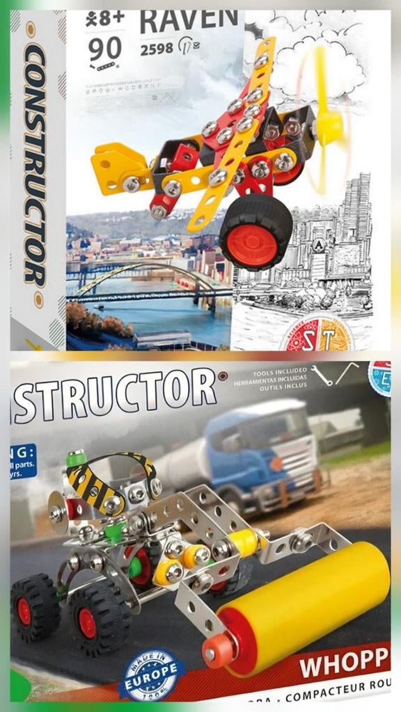 2x Constructor bouwsets, Ophalen of Verzenden, Nieuw, Speelkaart(en)
