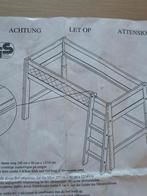 Hoogslaper Lifetime bed onderbouw, Kinderen en Baby's, Ophalen, 85 tot 100 cm, Gebruikt, Lattenbodem