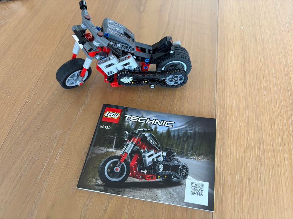 LEGO Technic Motorfiets 42132, Ophalen of Verzenden, Zo goed als nieuw, Complete set, Lego