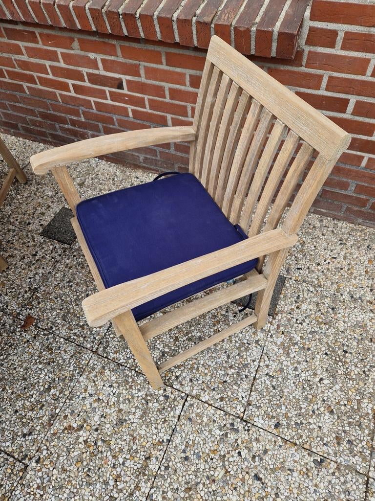 Prachtige Teakhouten Tuinset van Topmerk Tribu, Tuin en Terras, Ophalen of Verzenden