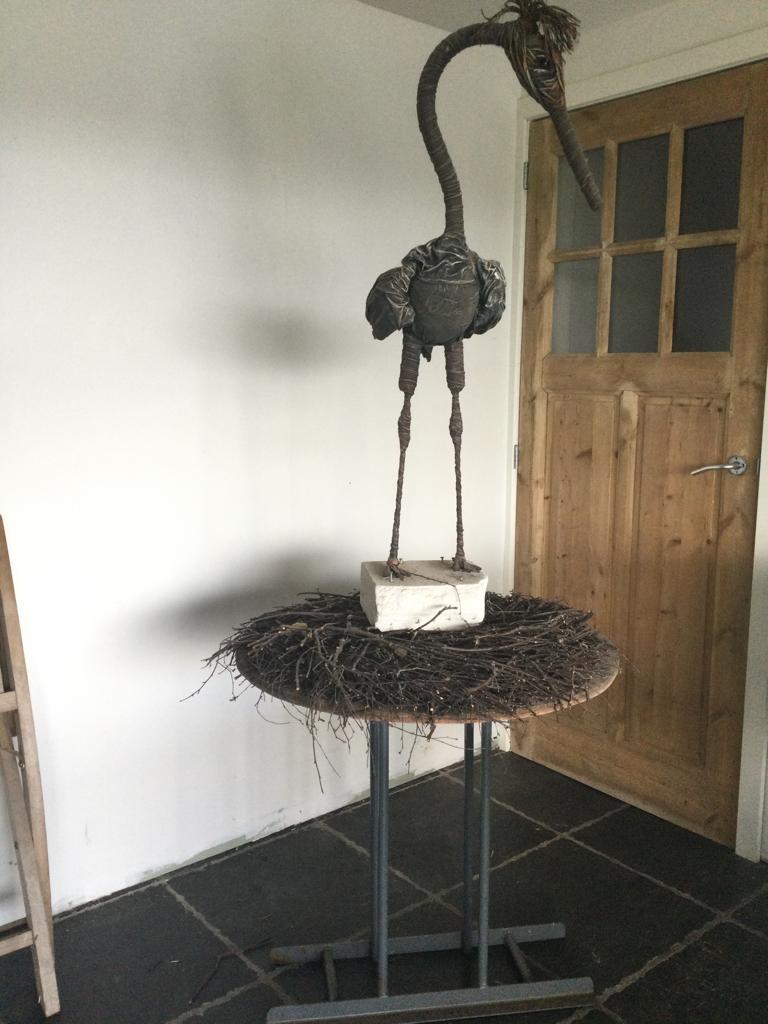 Ooievaar geboorte, Kinderen en Baby's, Kraamcadeaus en Geboorteborden, Ophalen, Nieuw