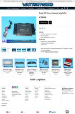 Sony XM-601 4 kanaals versterker / Made in Japan, Gebruikt, ., Ophalen of Verzenden, .