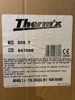 Zwarte gaskachel Therm'x 555 T, werkt op butaangas, Ophalen, Zo goed als nieuw