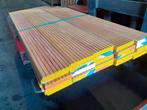 Bundel 105 stuks hardhout Bilinga dekdelen 27x140x1500mm, Planken, Nieuw, Ophalen of Verzenden, Hardhout