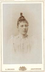 CDV - A. Greiner - Nieuwendijk - Amsterdam - Vrouw, Gebruikt, Verzenden, Foto, Klederdracht