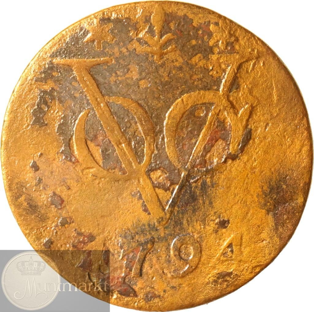 V.O.C. - Gelderland - Duit 1794, Ophalen of Verzenden, Vóór koninkrijk, Overige waardes, Losse munt