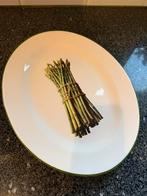 Aspergeschaal met groene rand, Huis en Inrichting, Keuken | Servies, Ophalen, Nieuw, Schaal of Schalen, Overige stijlen