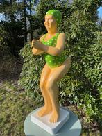 Duikende dame jacuzzi tuin, zwembad, vijver 115cm, Ophalen, Nieuw, Kunststof, Mensenbeeld