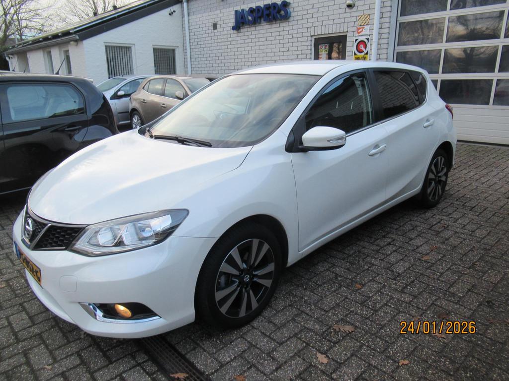 Nissan Pulsar 1.2 DIG-T Connect Edition automaat airco, Stof, Gebruikt, 4 cilinders, 116 pk