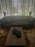 Leren bank Chesterfield van Rofra Home, Ophalen, Gebruikt, 100 tot 125 cm, Chesterfield