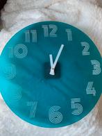 Plexiklok Azur Bleu, Ophalen of Verzenden, Nieuw, Analoog, Wandklok