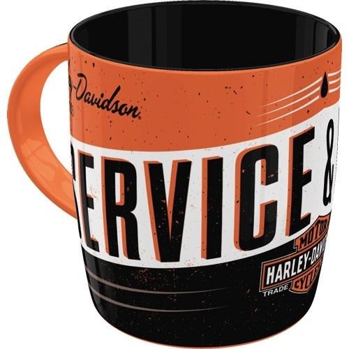 Harley Davidson service motor reclame mok koffiebeker beker, Ophalen of Verzenden, Nieuw, Auto's