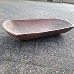 Decoratieve grote houten TROG 80x30, Ophalen of Verzenden