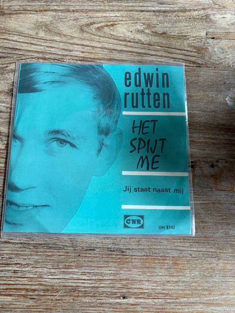 Edwin Rutten - Het Spijt Me / Jij Staat Naast Mij single, Ophalen of Verzenden, Gebruikt, 7 inch, Levenslied of Smartlap