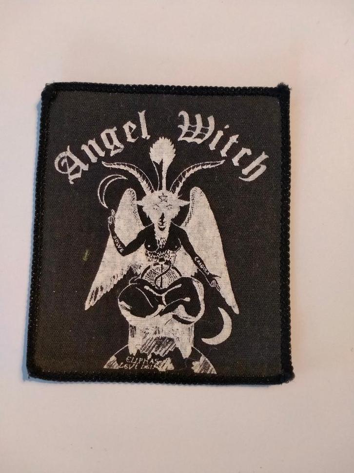 Angel Witch vintage logo patch metal rock muziek embleem, Verzamelen, Muziek, Artiesten en Beroemdheden, Nieuw, Kleding, Ophalen of Verzenden