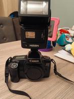 Canon eos 1000F body met flitser, Ophalen of Verzenden, Gebruikt, Spiegelreflex, Canon