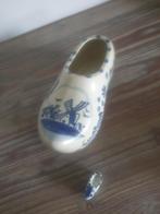 Delfts Blauw Aardewerk Klomp Groot en Miniatuur Klompje, Ophalen of Verzenden