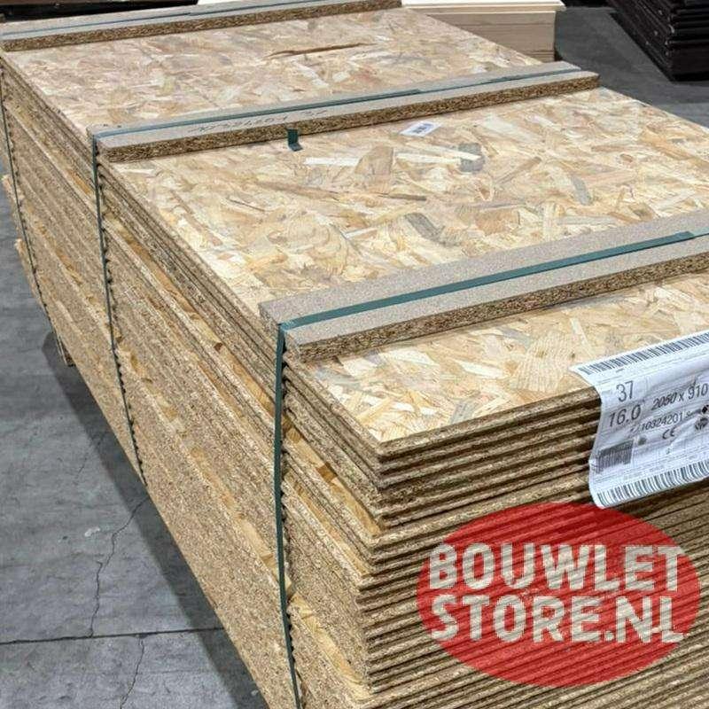 OSB 16 mm | platen | plaatmateriaal OSB-3 16mm | 2050x910mm, Doe-het-zelf en Verbouw, Platen en Panelen, Niet ingevuld, Minder dan 20 mm