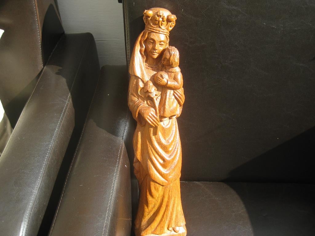 maria beeld op hout, Antiek en Kunst, Antiek | Religie, Ophalen of Verzenden