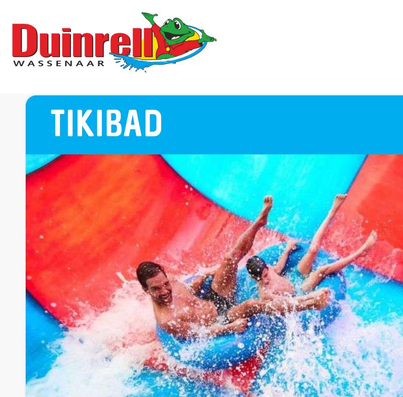 Duinrell met Tikibad x4, Tickets en Kaartjes, Drie personen of meer