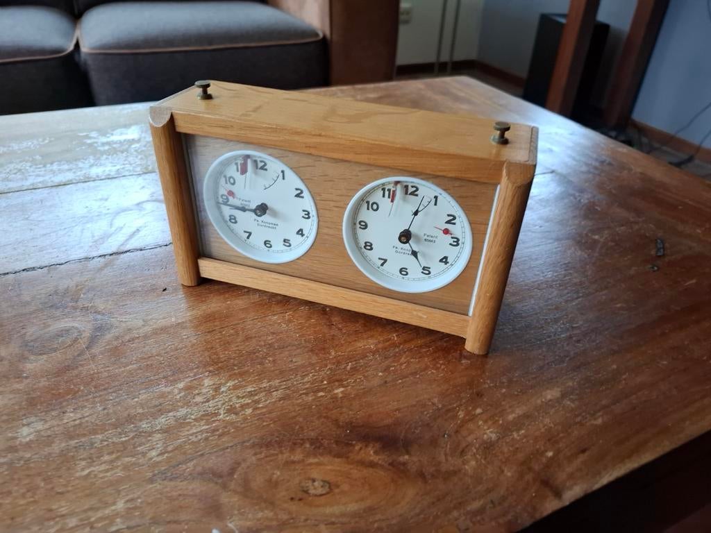 Mooie schaakklok,werkt prima, Ophalen of Verzenden