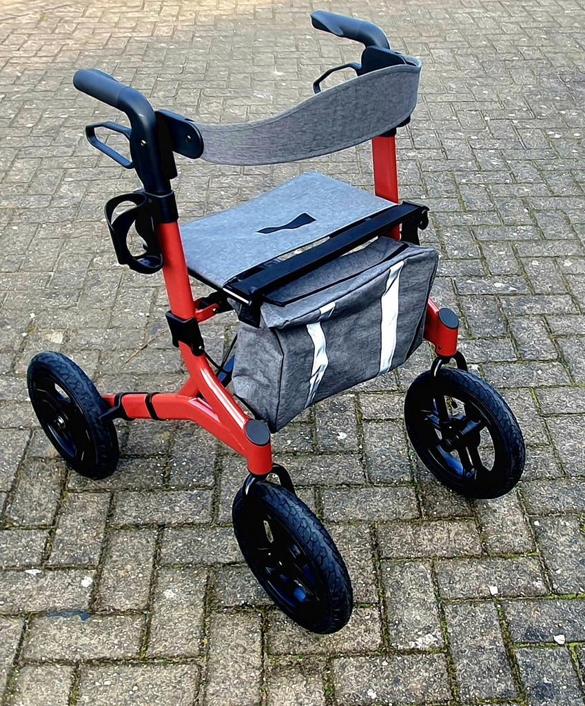 Rollator outdoor met grote luchtbanden (NIEUW), Diversen, Rollators, Rollator outdoor, Nieuw, Ophalen of Verzenden, Rollator outdoor