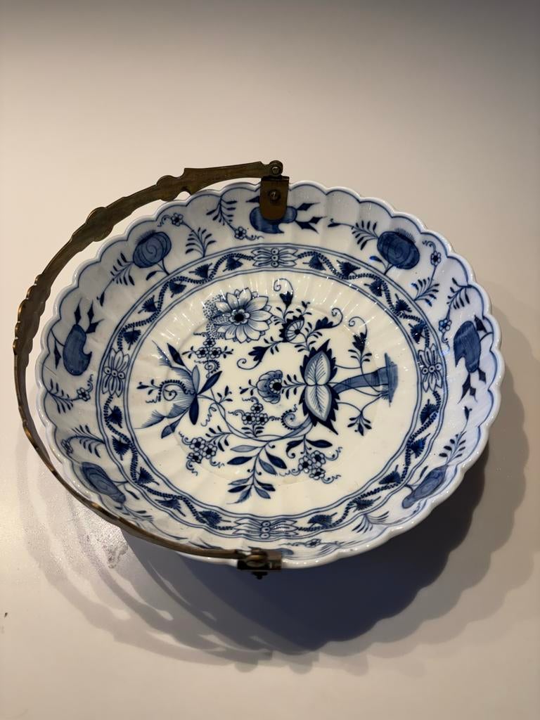 Antieke Meissen porseleinen schaal, Antiek en Kunst, Antiek | Porselein, Ophalen