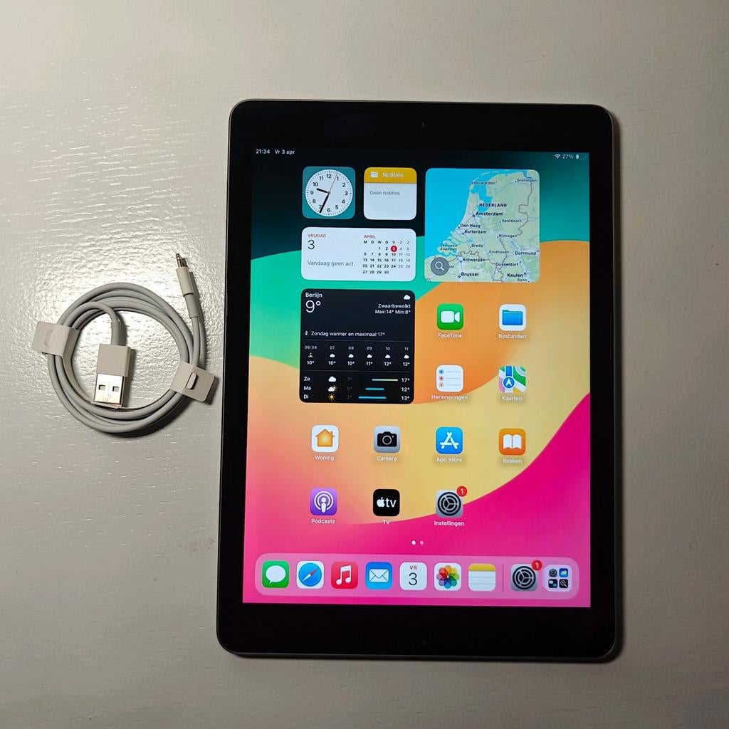 iPad 6e generatie 32GB, 32 GB, Apple iPad, Zo goed als nieuw, Wi-Fi