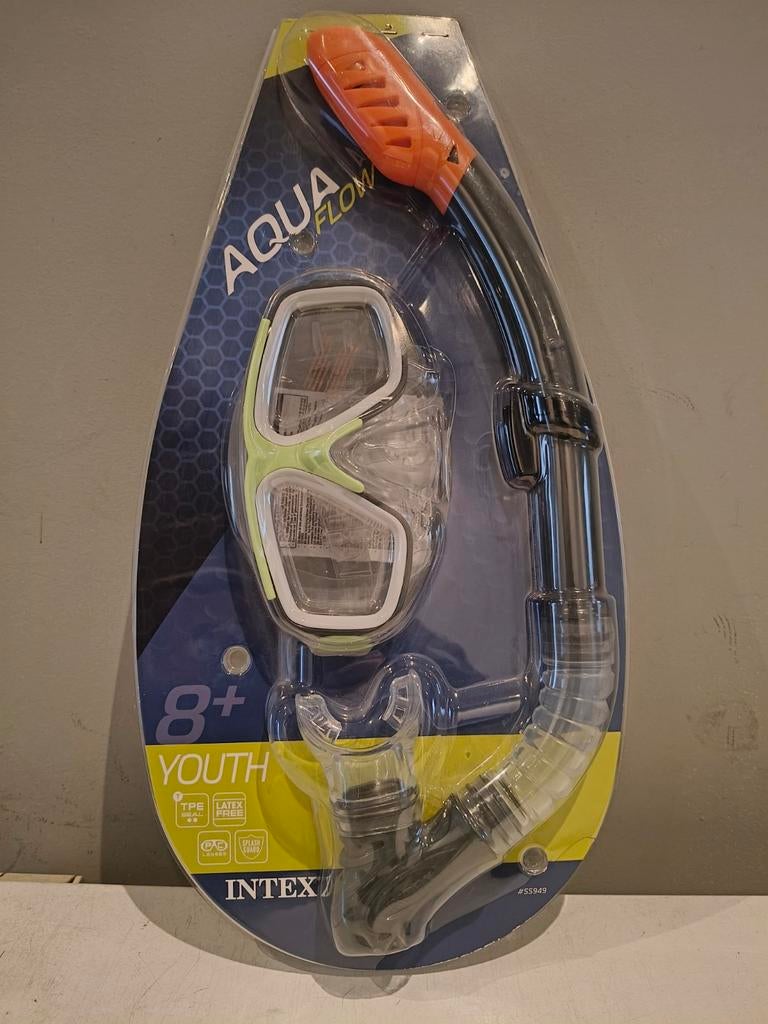 Intex Aqua Flow Snorkel / Duikbril Set - Nieuw in Verpakking, Ophalen of Verzenden