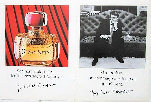 8 vintage advertenties reclames Yves Saint Laurent 90s YSL, Ophalen of Verzenden, Gebruikt, Overige typen