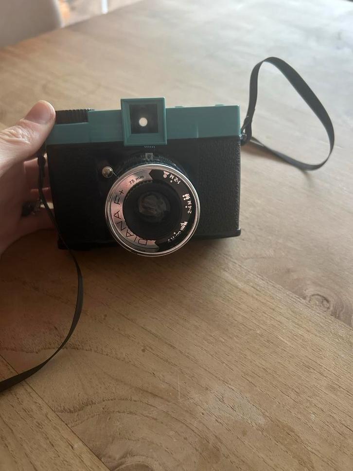 Analoge camera - Diana F+ Lomography, Audio, Tv en Foto, Fotocamera's Analoog, Gebruikt, Compact, Overige Merken, Ophalen