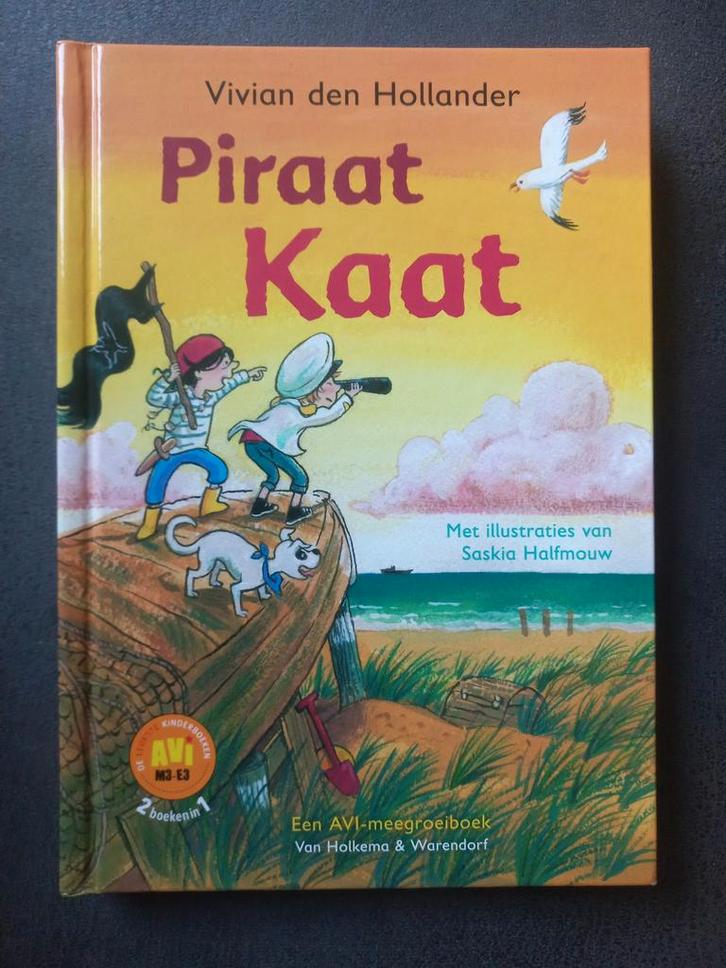 Piraat Kaat - AVI-meegroeiboek van Vivian den Hollander, Boeken, Kinderboeken | Jeugd | onder 10 jaar, Gelezen, Fictie algemeen
