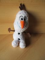 Disney Frozen Olaf pluche 25cm glinsterend Nicotoy, Ophalen of Verzenden, Overige figuren, Zo goed als nieuw, Beeldje of Figuurtje