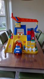 Grote speelgoed kraan met autootjes en poppetjes, Ophalen of Verzenden, Gebruikt, Jongen of Meisje