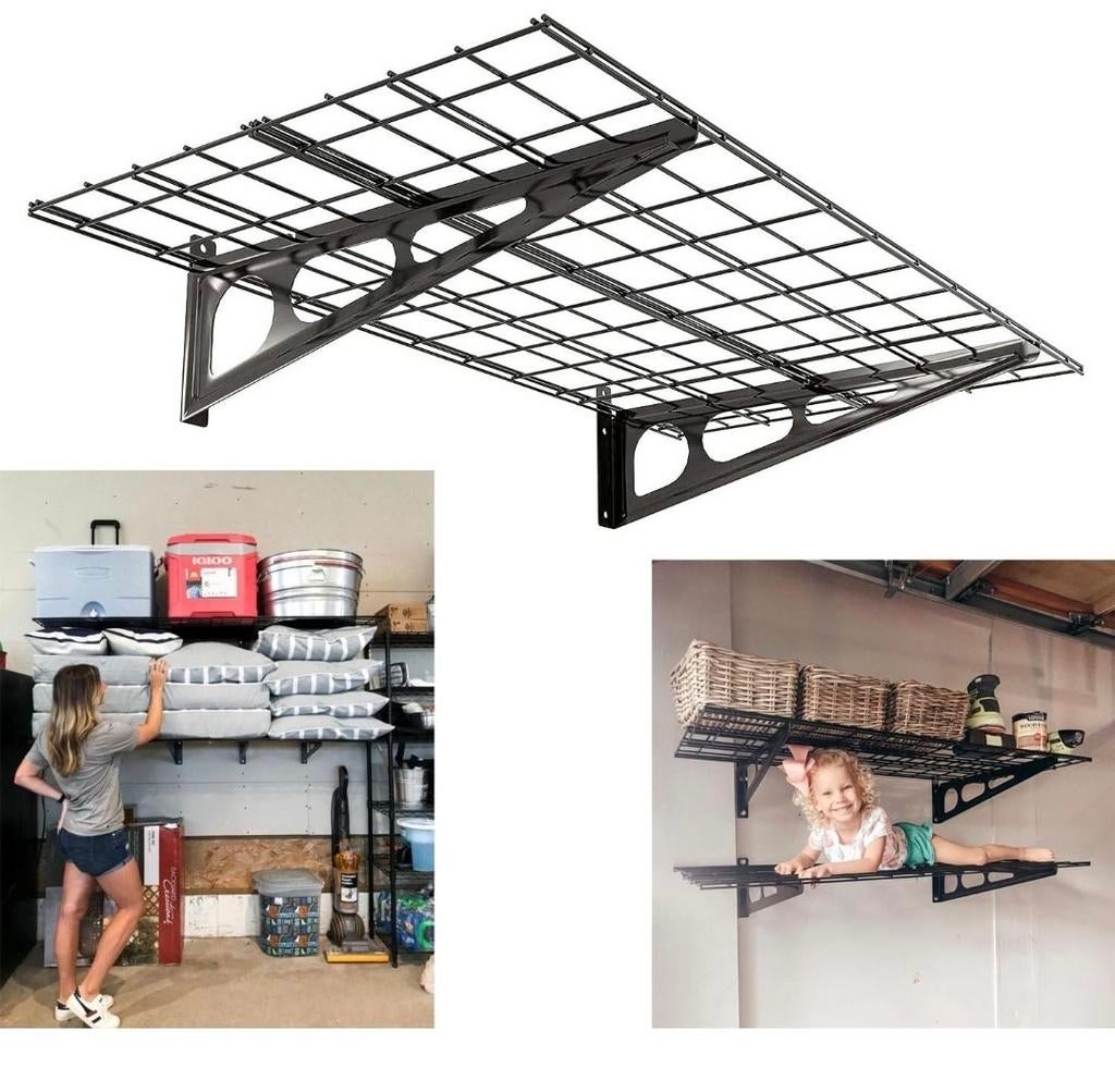 2x Zwarte wandplanken voor garage of kelder, 60x120cm, Ophalen