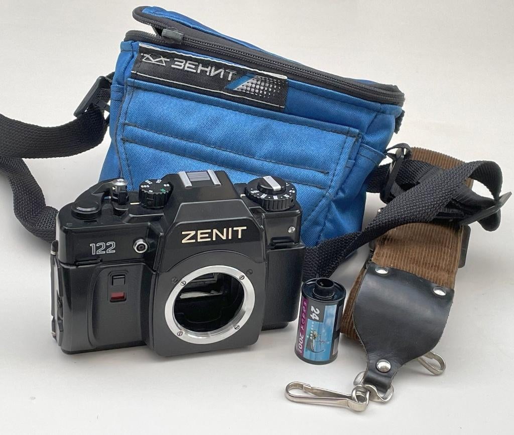 Zenit-122 (uit 1994) als nieuw in Zenit tas € 35,00, Ophalen of Verzenden, Gebruikt, Spiegelreflex, Overige Merken