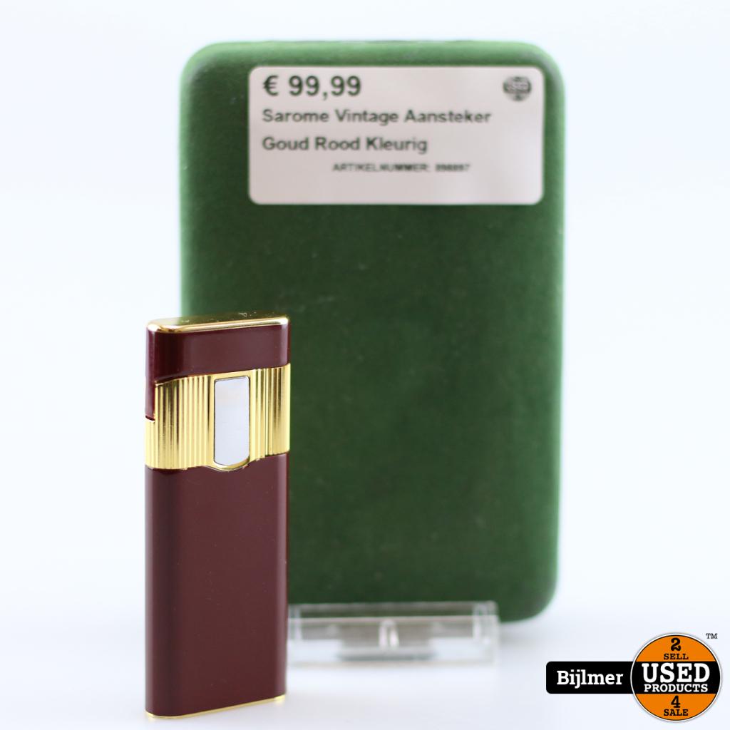 Sarome Vintage Aansteker Gold Kleurig, Verzamelen, Flex Ltd., Zo goed als nieuw, https://flex.com/contact-us, Nobelstraat 10, 5807 GA Oostrum