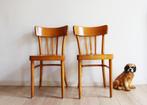 Set houten vintage café stoelen. Twee retro stoeltjes, Ophalen, Twee, O, O