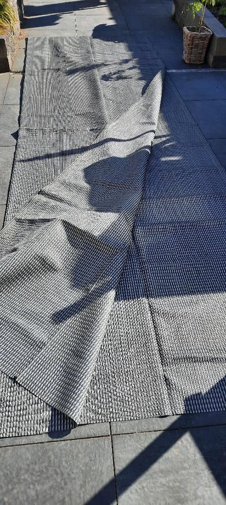 Luifel- en tenttapijt afmeting ongeveer 400 x 256 cm., Caravans en Kamperen, Kampeeraccessoires, Ophalen, Gebruikt