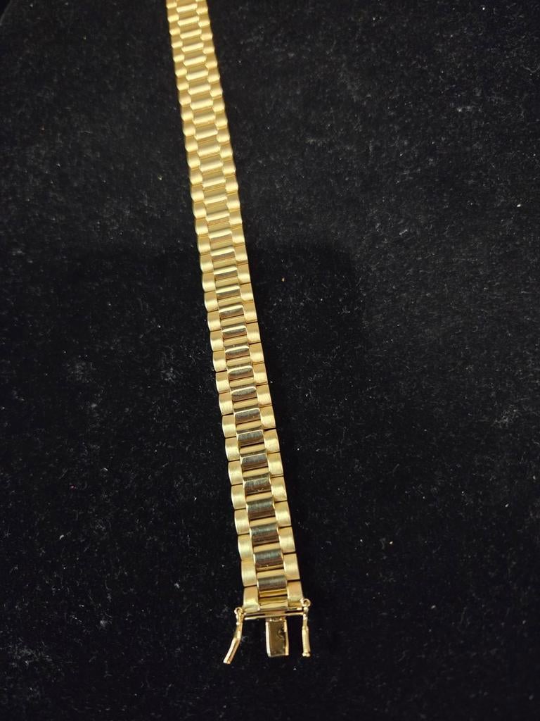 14 k gouden rolex model armband 26,9 gram, Ophalen of Verzenden, Nieuw, Goud, Goud