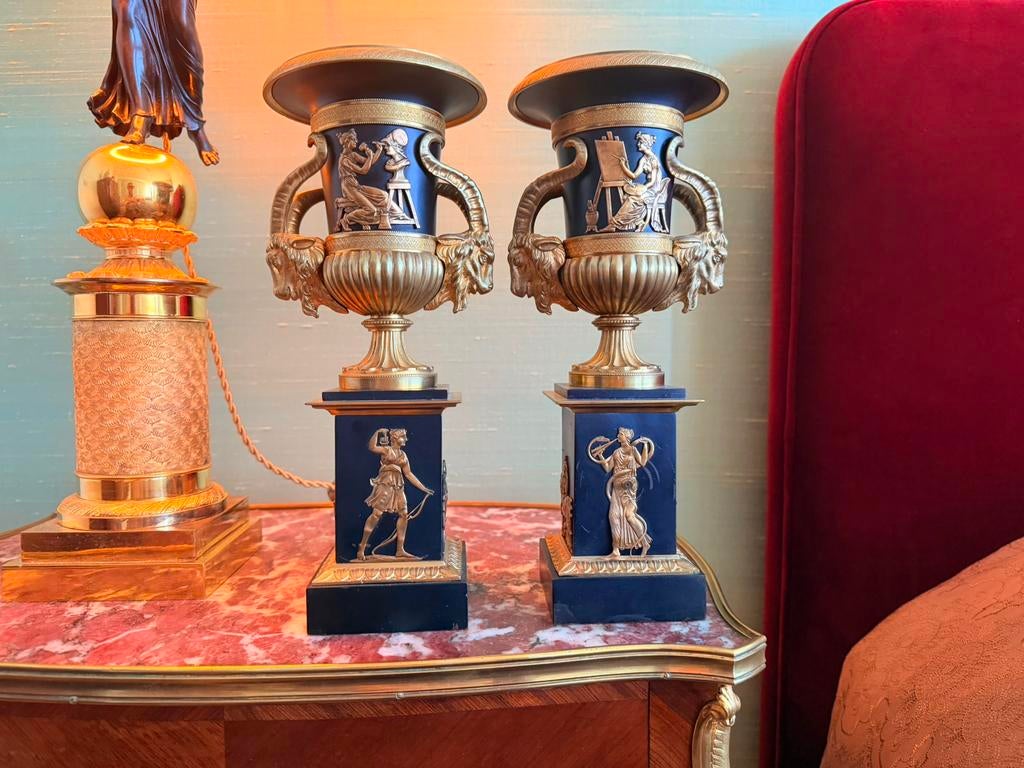 Empire vazen, Antiek en Kunst, Antiek | Vazen, Ophalen of Verzenden